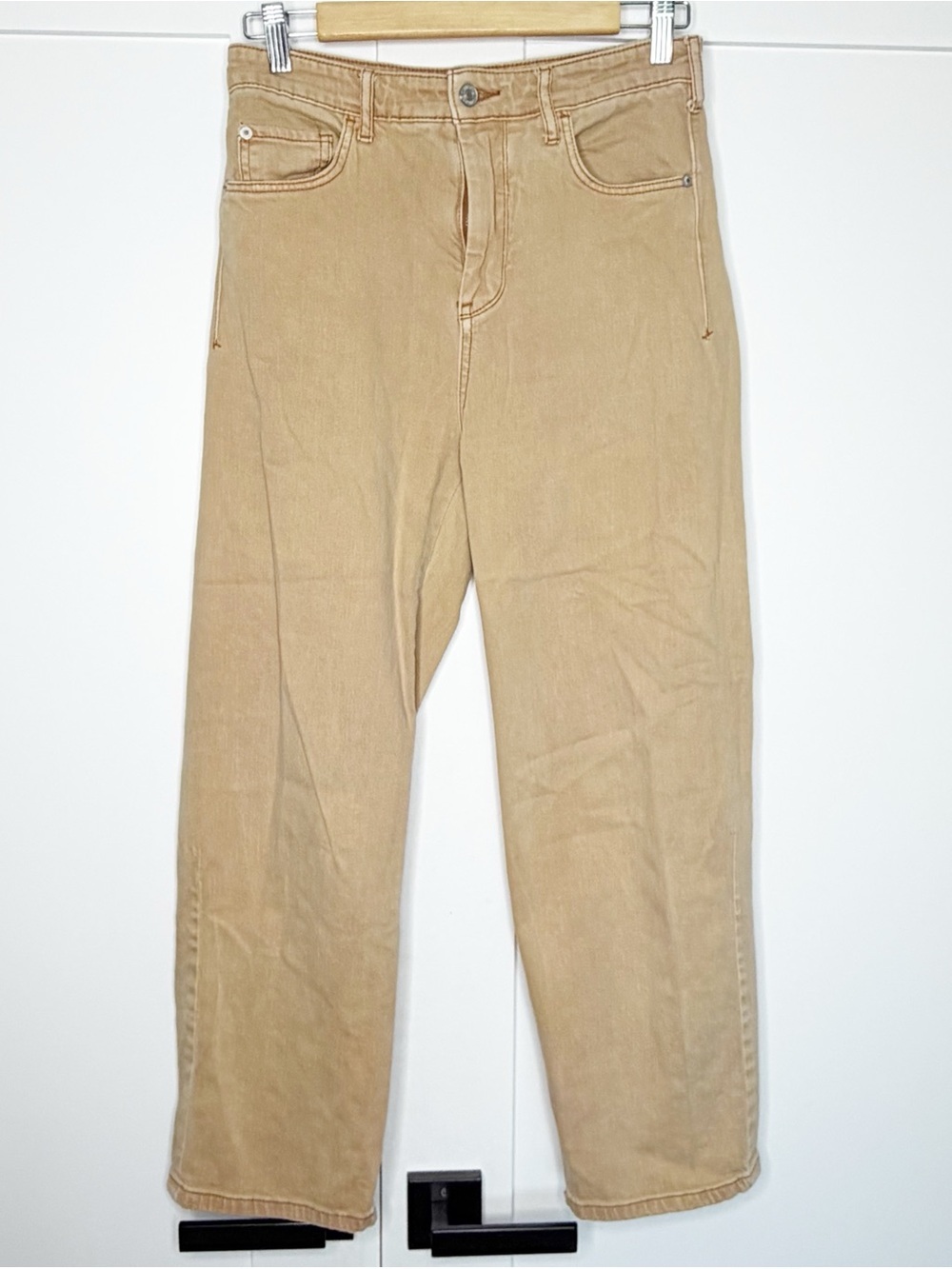 Anthropologie Pilcro high rise the wanderer pant 28 6 tan straight leg casual